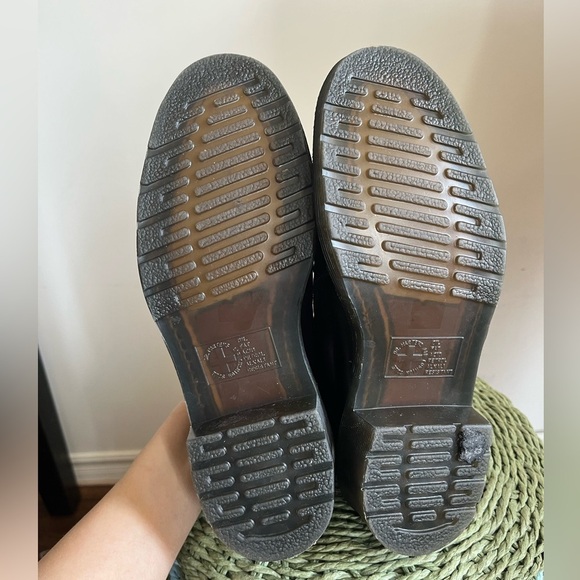 Dr.Martens Rosyna Black Leather Slip-on Shoes - Picture 10 of 15